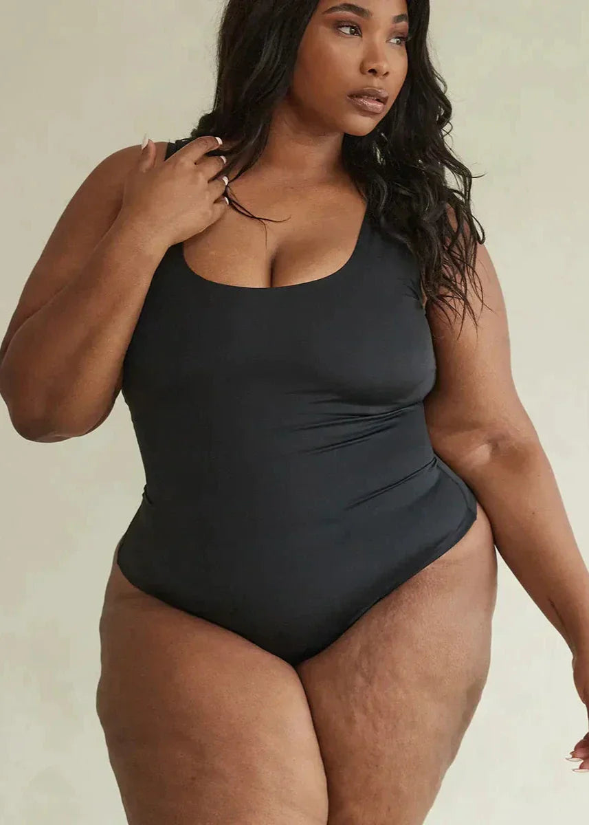 Scoop Tank Hourglass Shapewear Thong Bodysuit